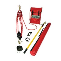 Honeywell QP-1/100FT Miller 100\' QuickPick Standard Rescue Kit (Includes Pulleys, Rope, Rescue Pole, Carabiners, Cross-Arm Ancho